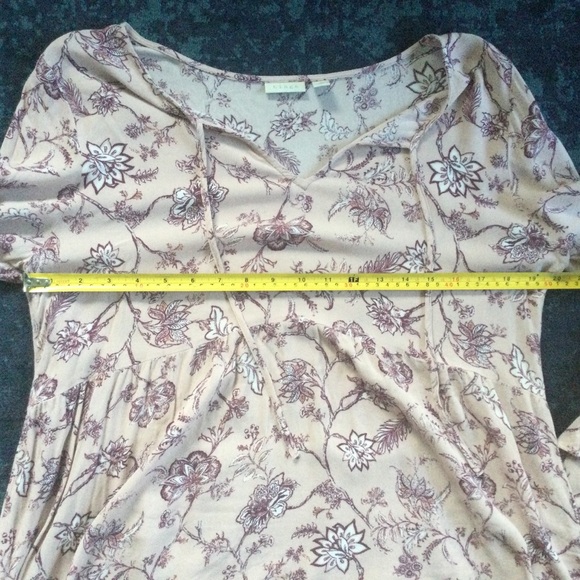 Hinge Blouse M/L Ruffle Flounce Sleeve Pink Baby Doll Romantic - Picture 16 of 16